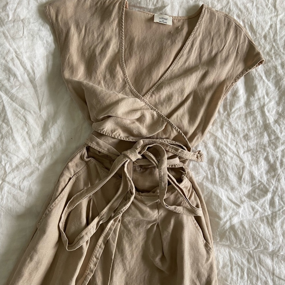Wilfred Brax Jumpsuit in Tan